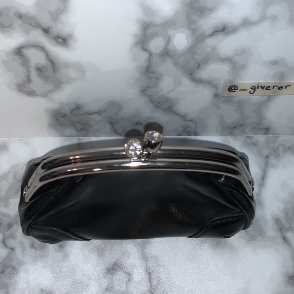 π NWT Express Black Patent & Crystal Clutch - Picture 2 of 9